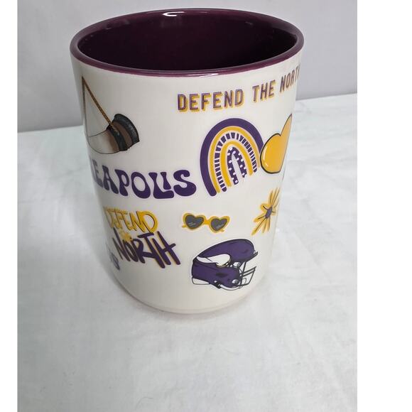 Minnesota Vikings NFL Ceramic  15oz Team Spirit Coffee Tea Mug - Picture 3 of 8